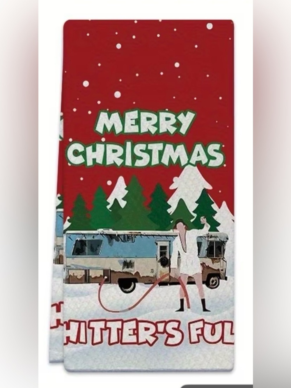 Merry Christmas Holiday Towel